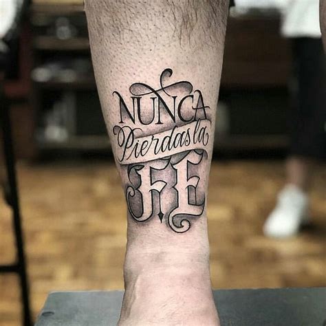 tatuagem nunca perca a fé  Fé em Deus